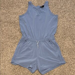 Kids Blue Sleeveless Romper
